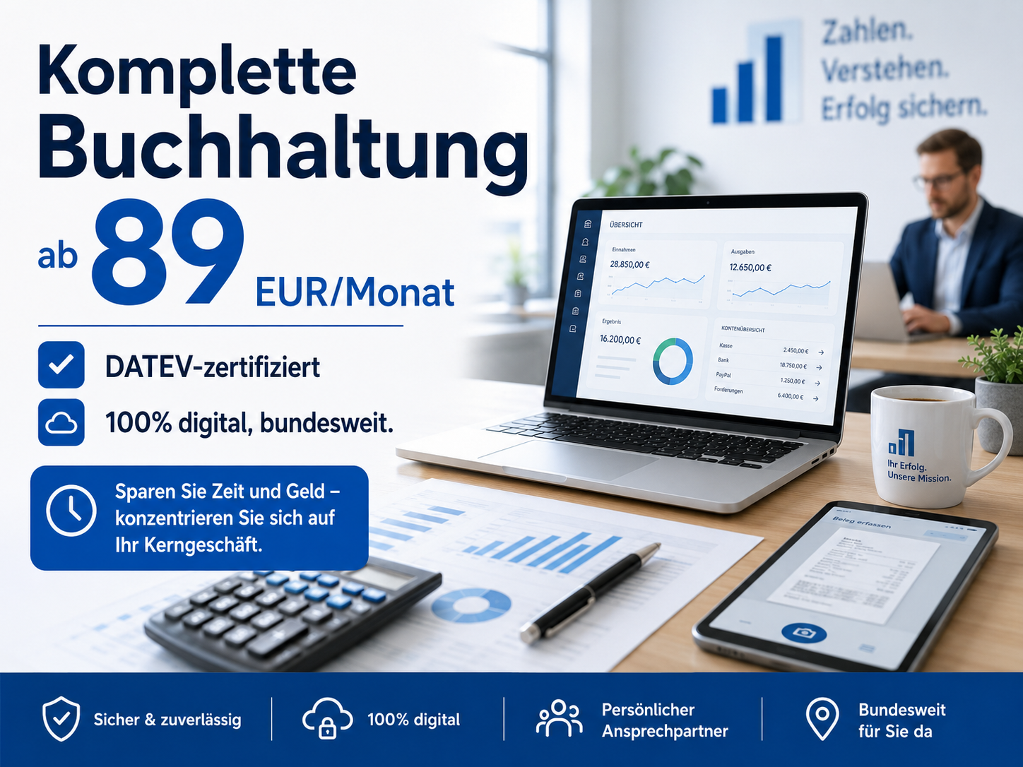 Buchhaltung für Selbstständige – online