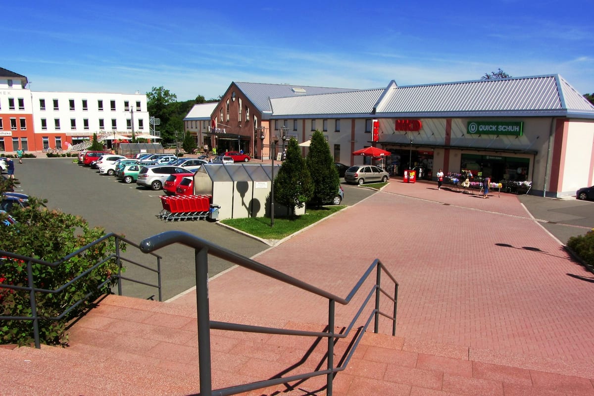 Fachmarktzentrum in Westsachsen: Lebensmittel-Ankermieter, Faktor 14,3